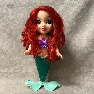 Disney Little Mermaid Ariel Doll 14" Light & Sound